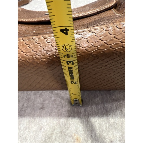 LIZ‎ CLAIBORNE Handbag Crossbody Purse Small Brown Long Strap - Picture 5 of 11